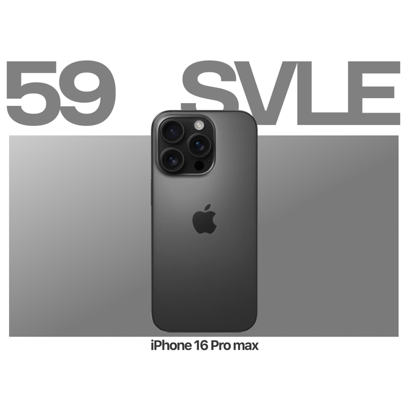 СМАРТФОН APPLE IPHONE 16 PRO MAX 256GB BLACK TITANIUM (SIM + E SIM)