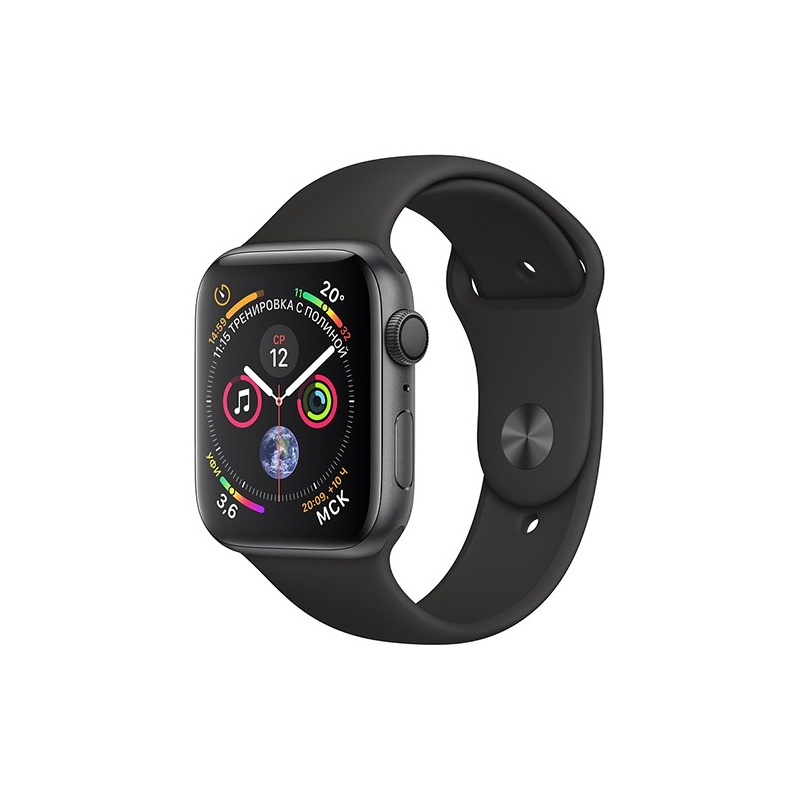 СМАРТ-ЧАСЫ APPLE WATCH SE GPS 44MM SPACE GRAY ALUMINUM CASE WITH SPORT BAND